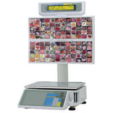 Поверка весов с печатью этикетки DIGI SM-300 BS6